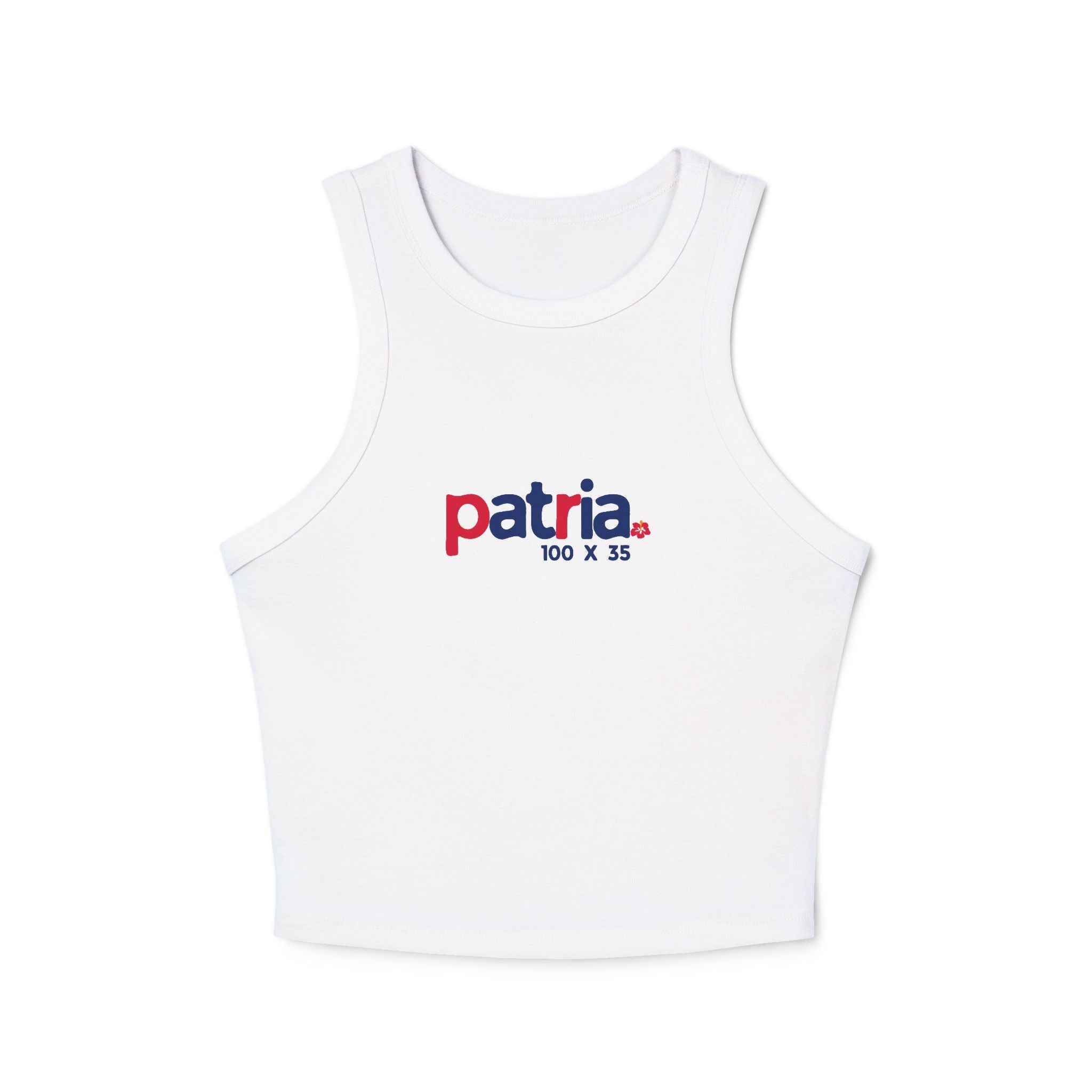 Patria 100x35 Racer Tank Top — Nuestro Logo