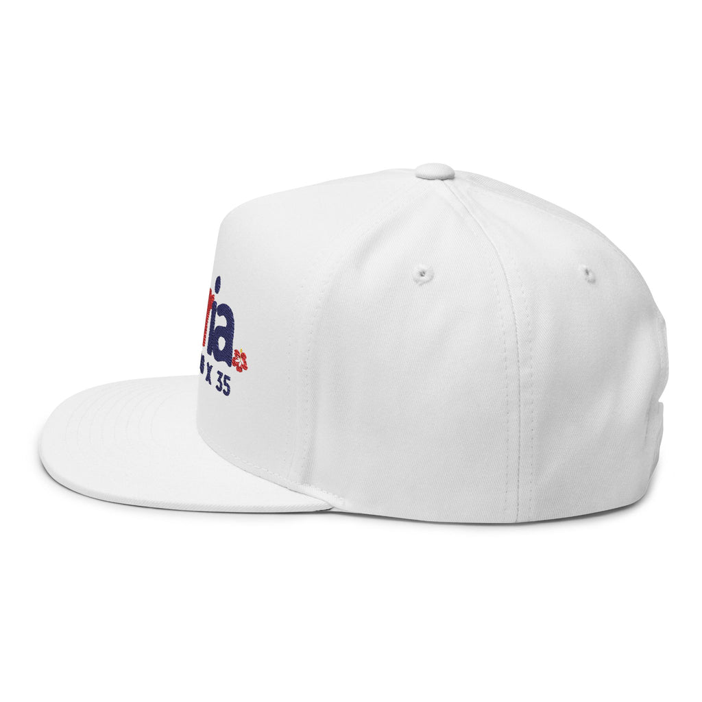 Flat Bill Cap — Patria 100 x 35 Flat Embroidered Snapback