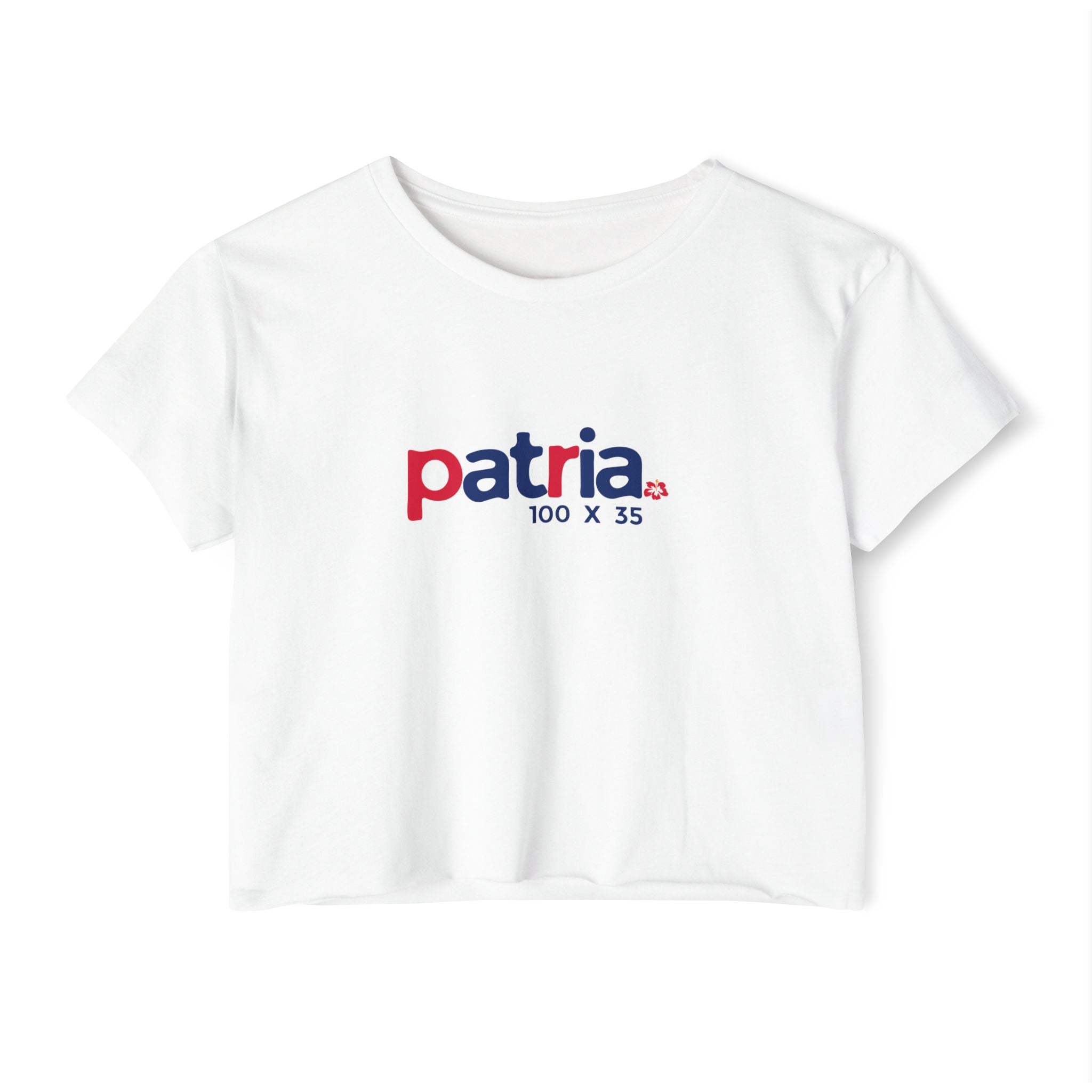Patria 100 x 35 Crop Top - Nuestro Logo