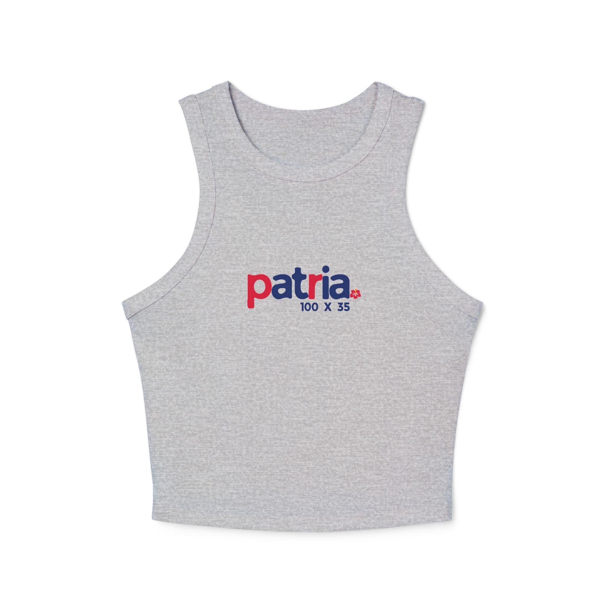 Patria 100x35 Racer Tank Top — Nuestro Logo