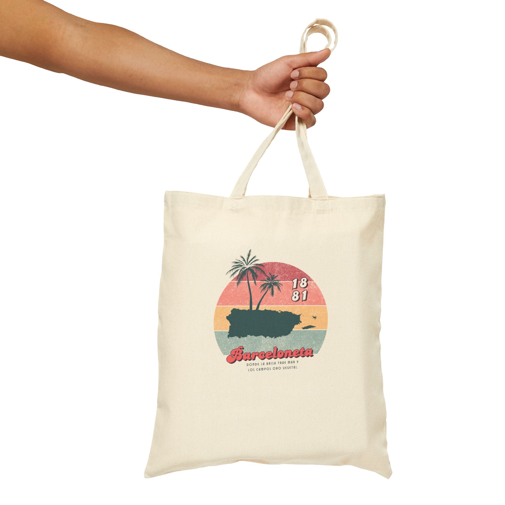 Barceloneta Canvas Tote Bag