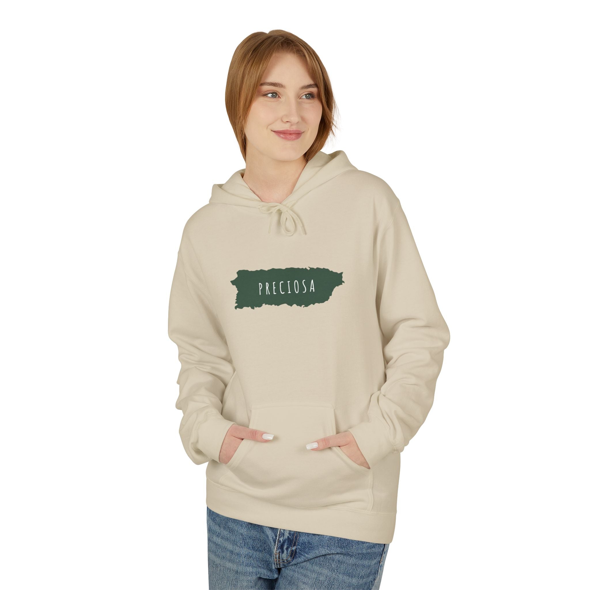 Preciosa  Pullover Hoodie - Verde Bosque