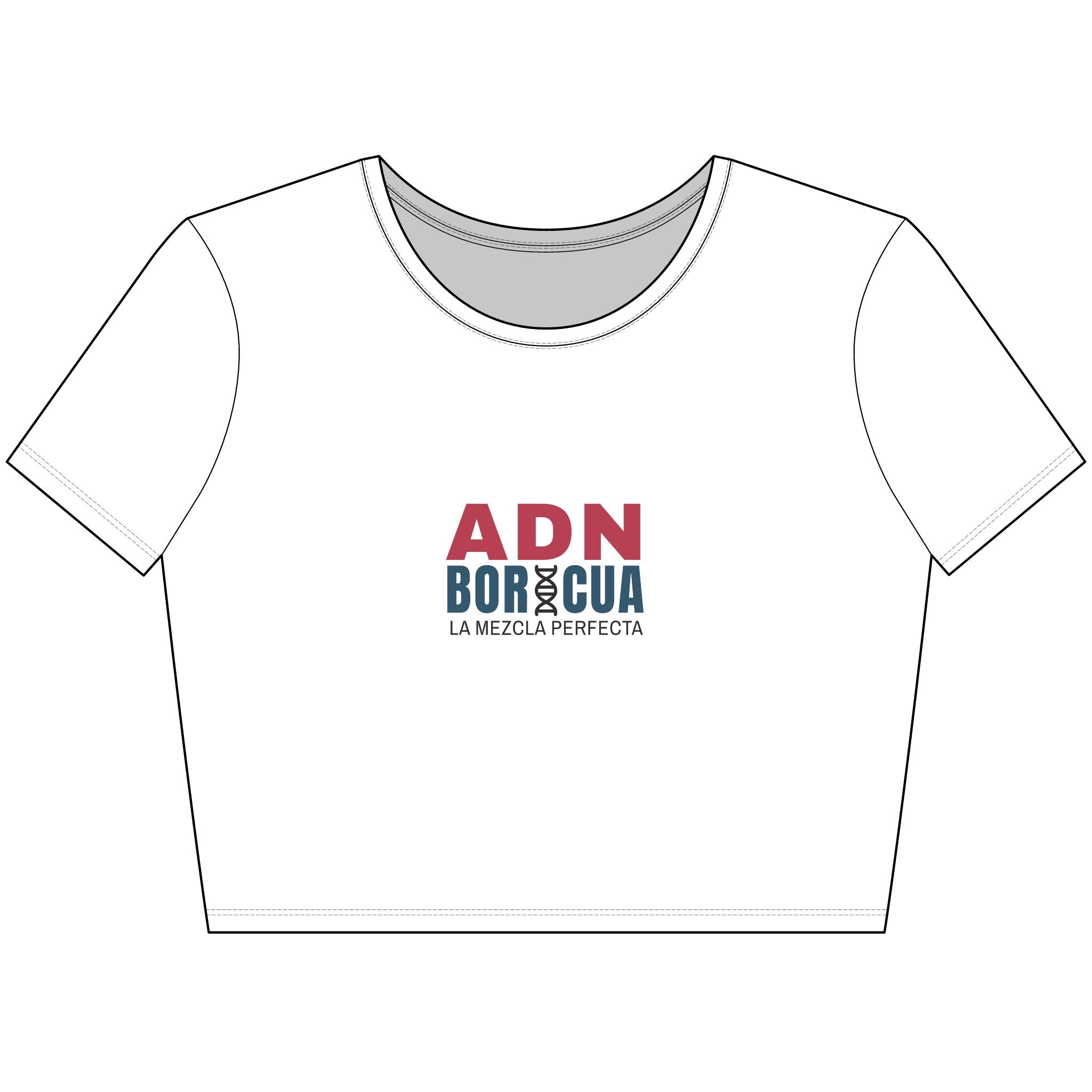 ADN Boricua Crop Tee