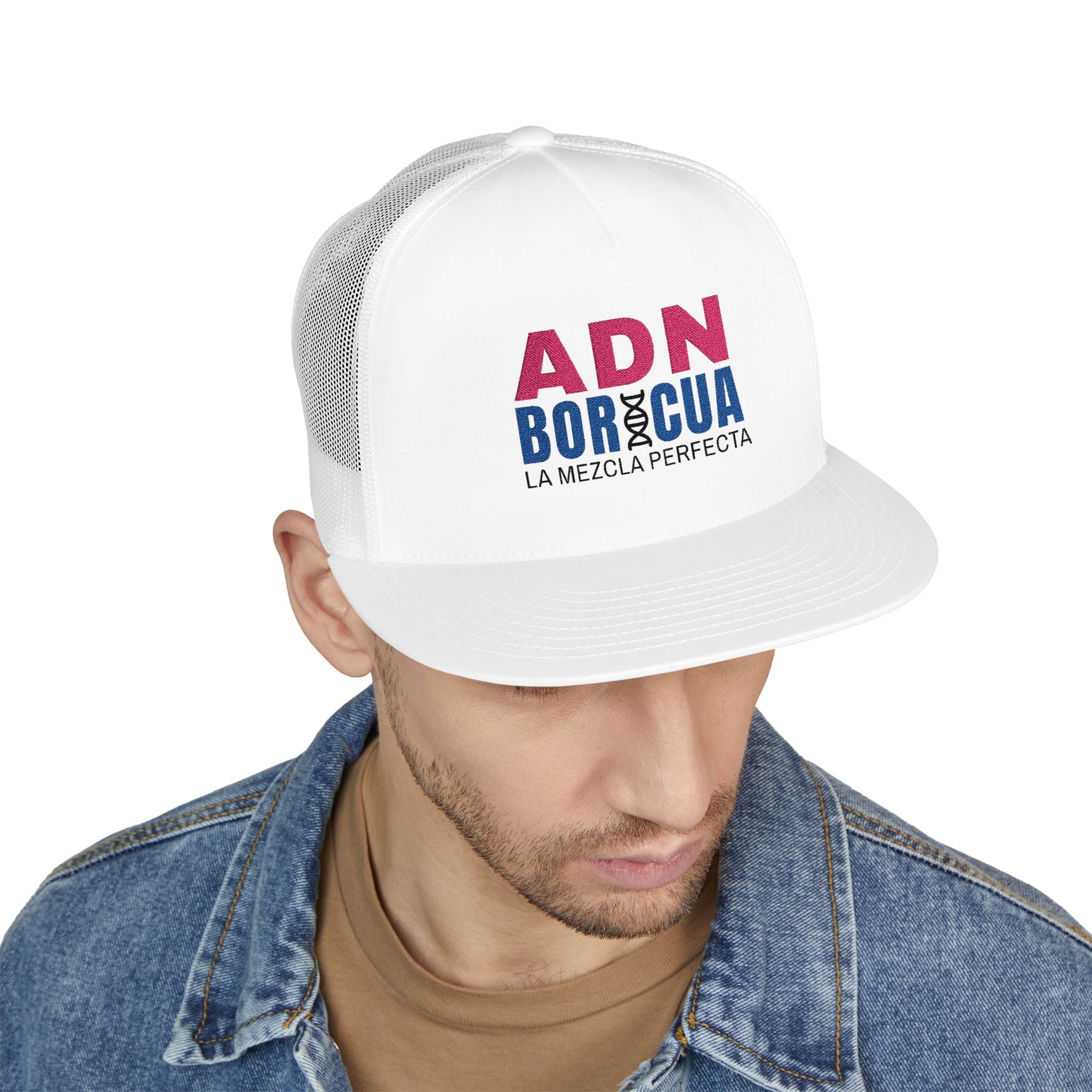 ADN Boricua Embroidered Mesh Hat