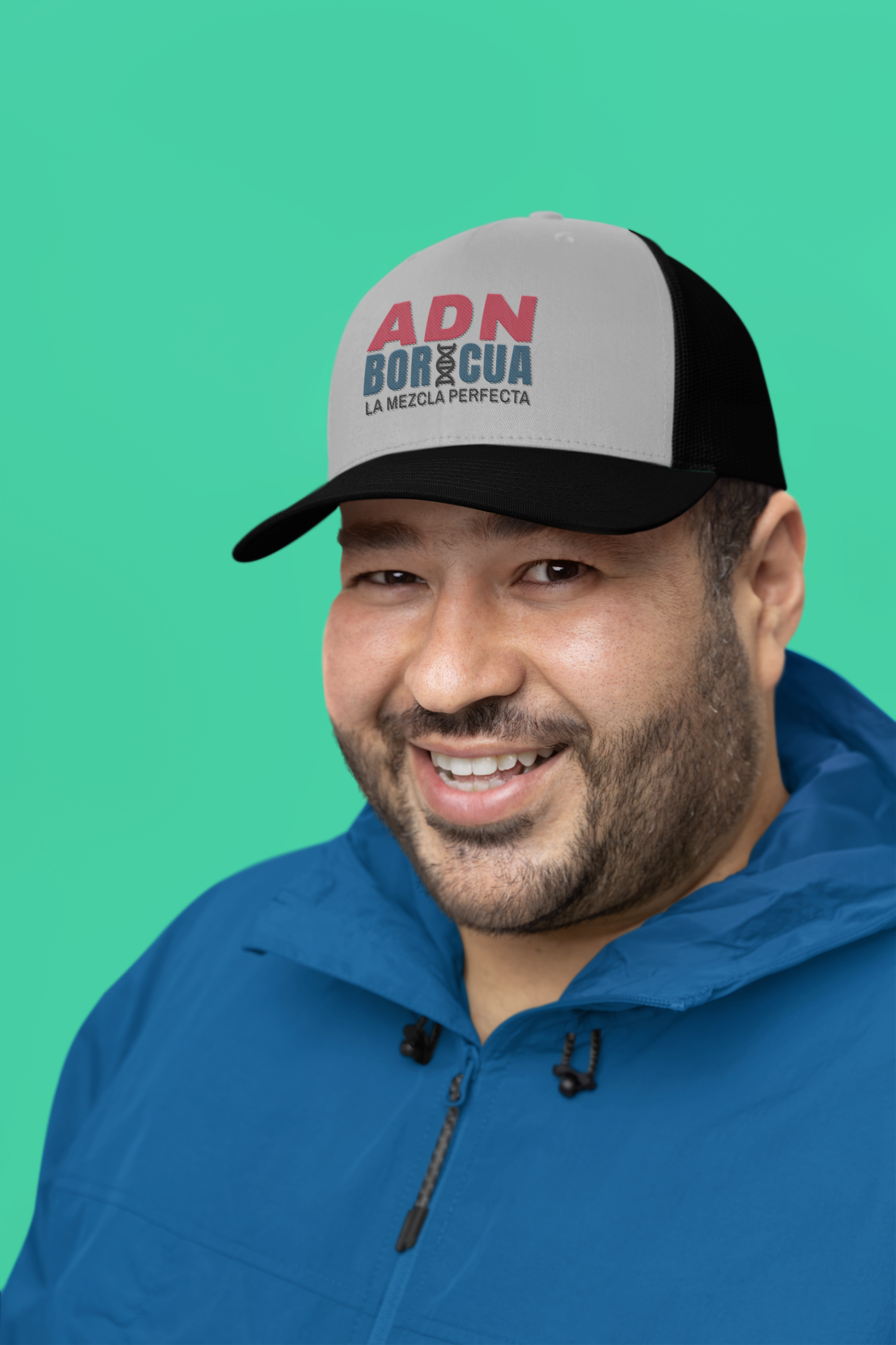 ADN Boricua Embroidered Mesh Hat