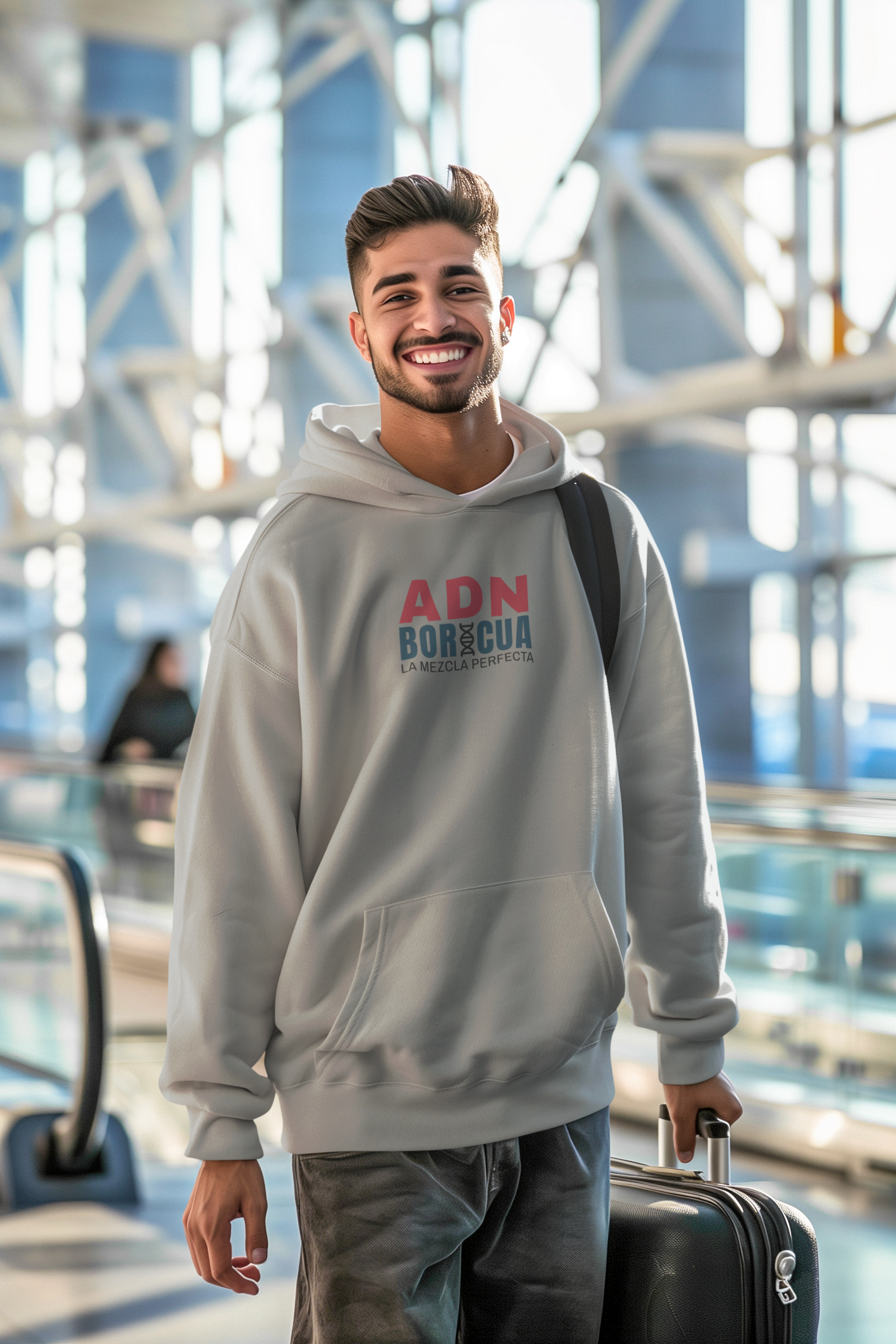 ADN Boricua Hoodie Graphic Pullover