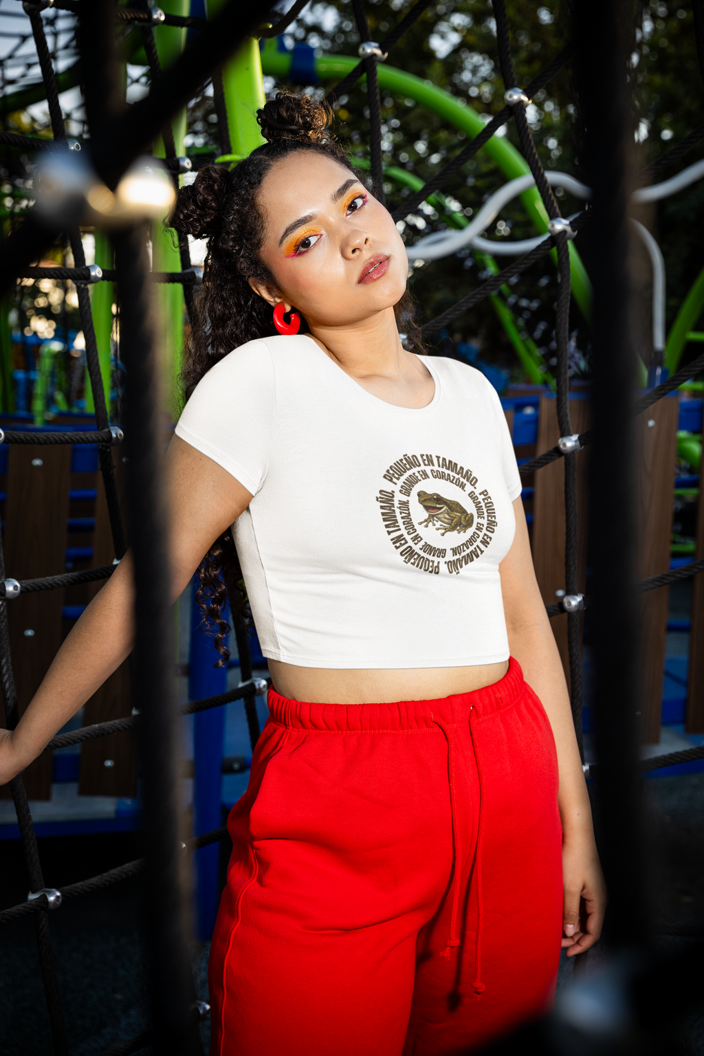 El Coquicuazo - Crop Top - Blanca