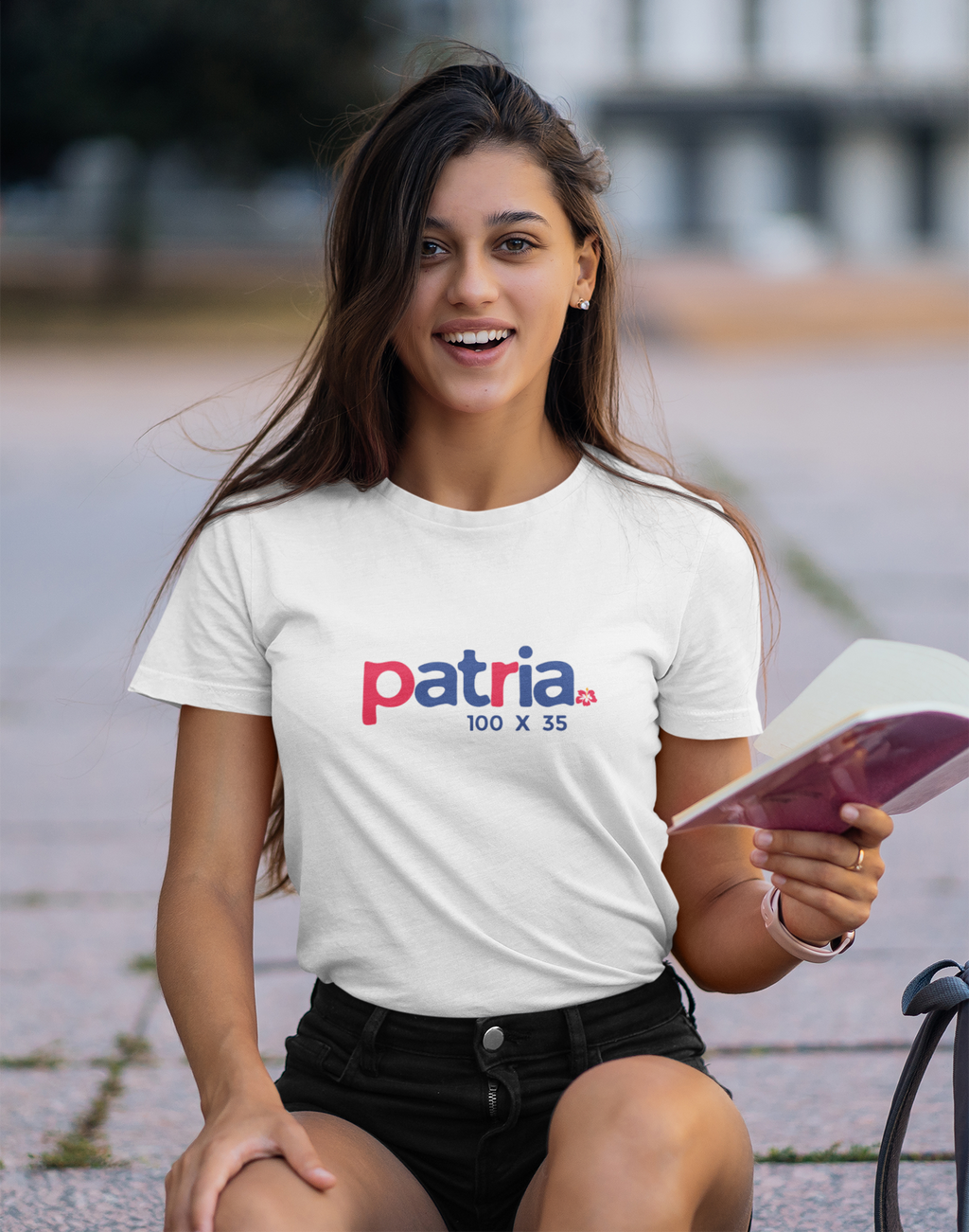 Patria 100 x 35 T-Shirt —Nuestro Logo