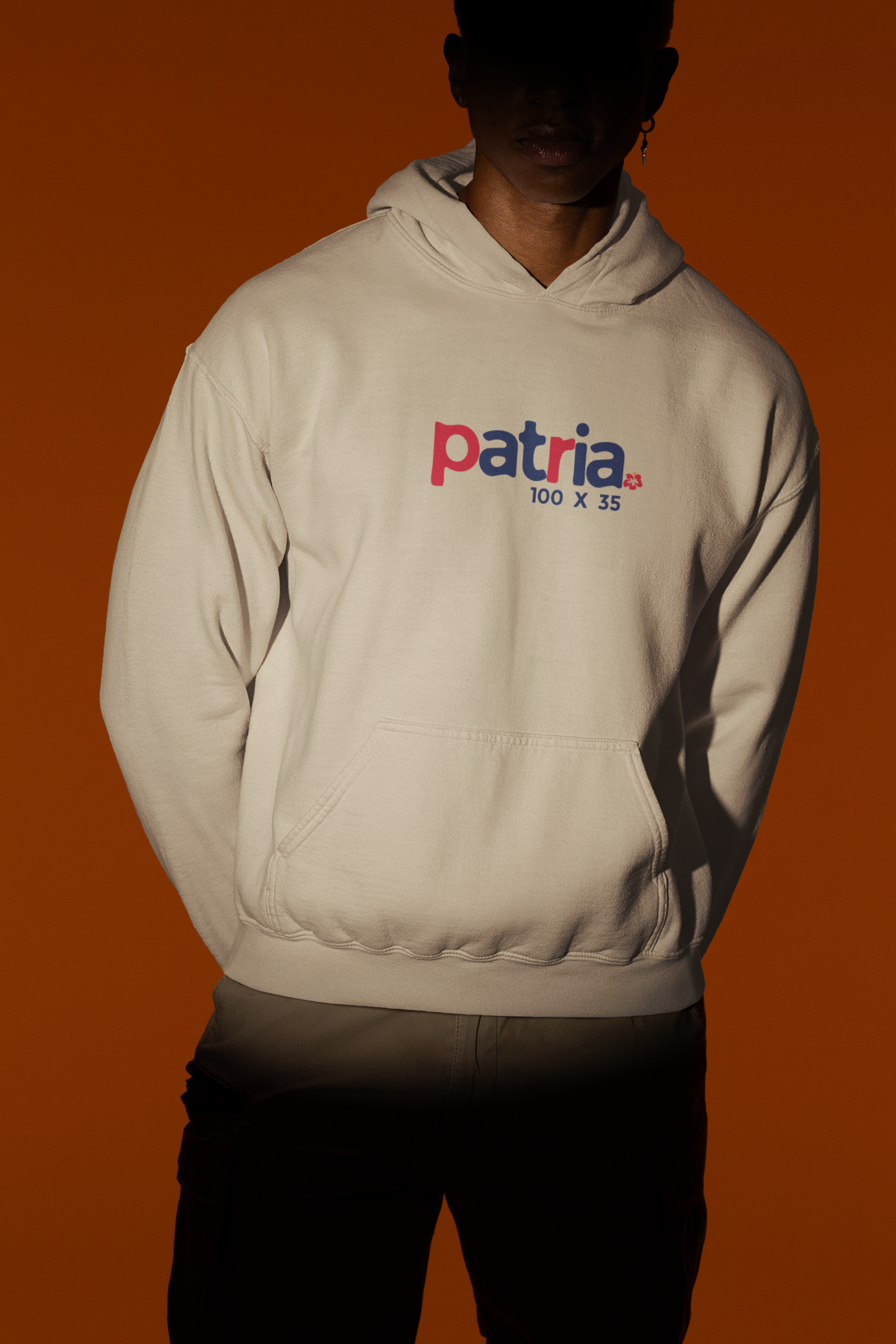 Patria 100 x 35 Hoodie — Nuestro Logo
