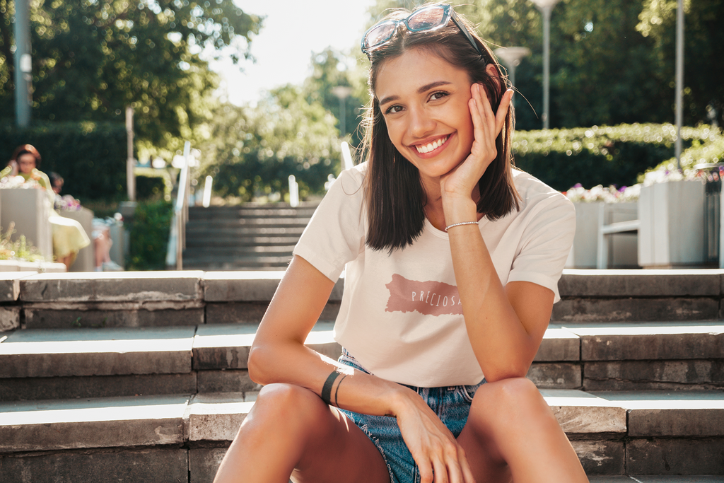 Preciosa  Unisex Jersey Tee - Coral