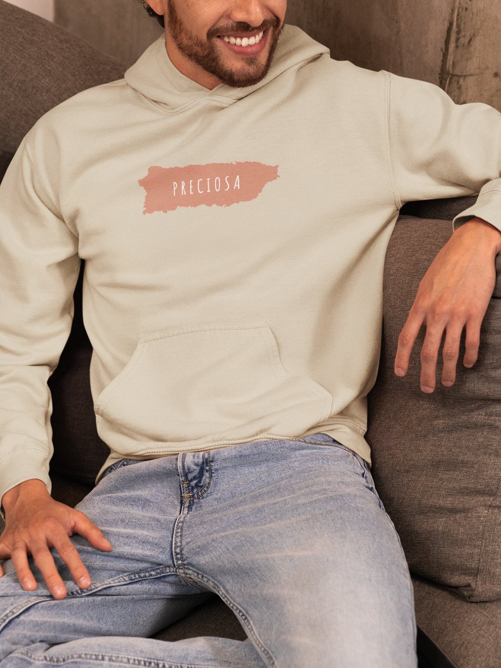 Preciosa  Pullover Hoodie - Coral
