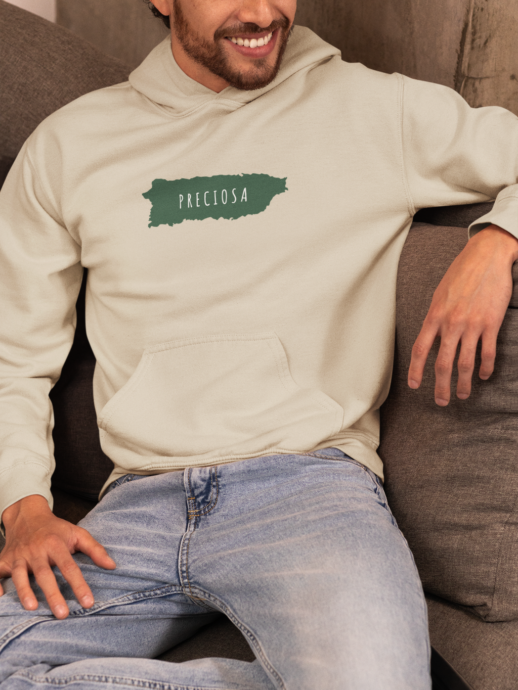 Preciosa  Pullover Hoodie - Verde Bosque