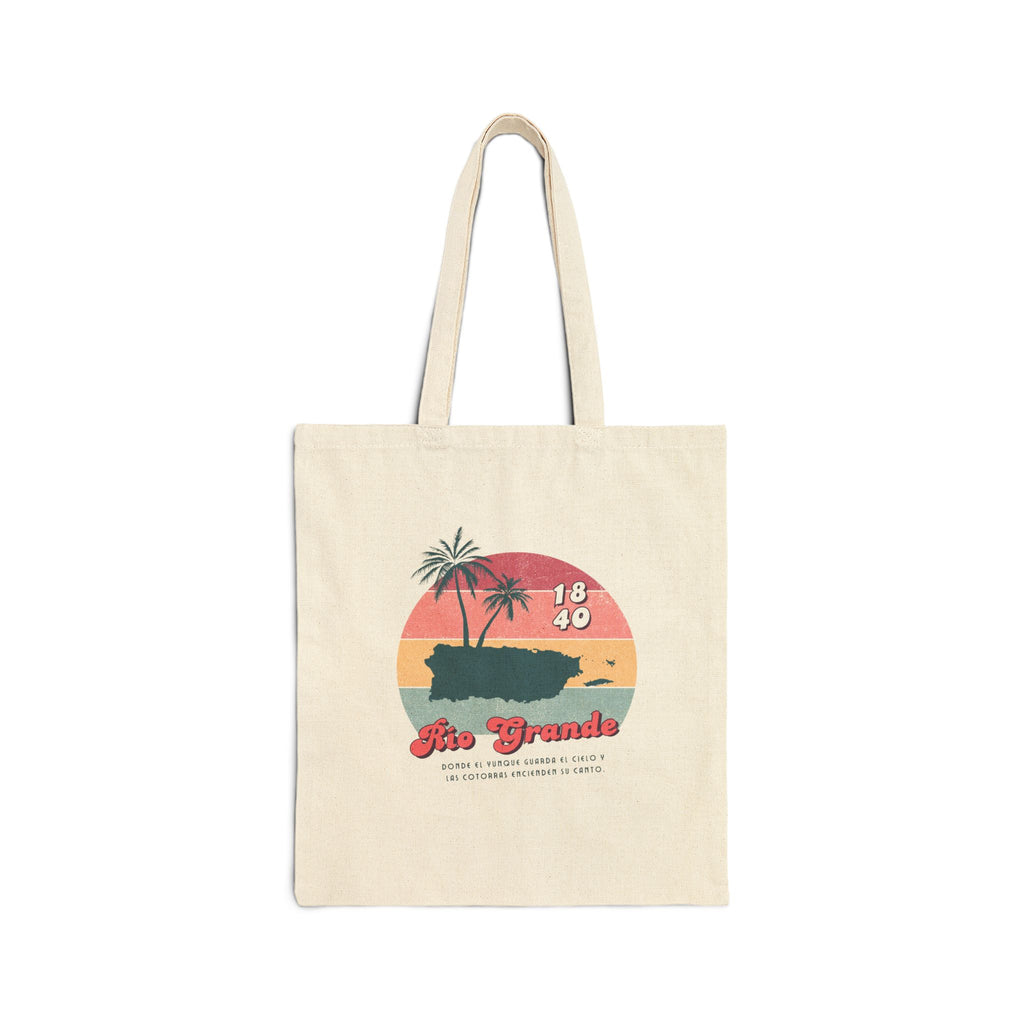 Río Grande Canvas Tote Bag