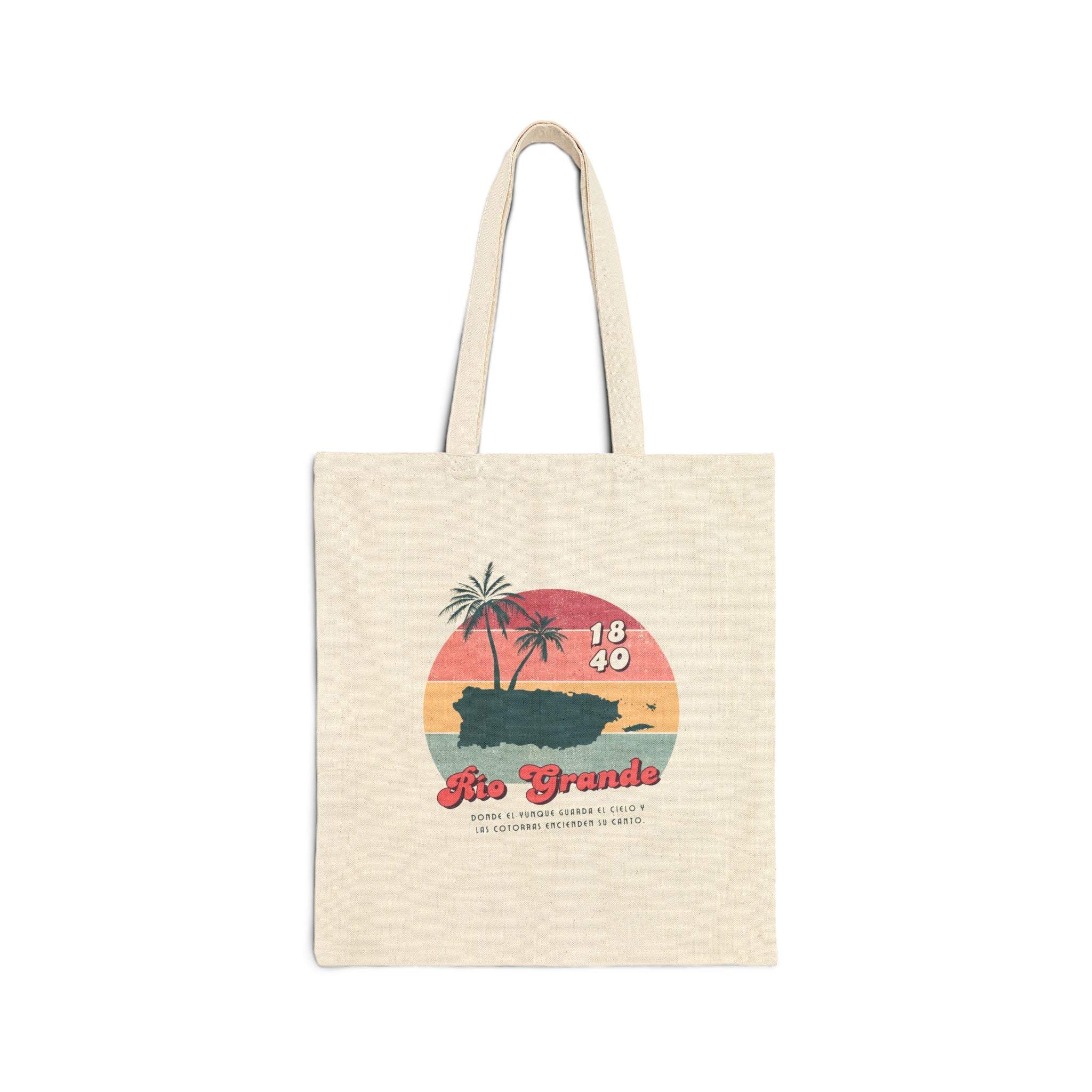 Río Grande Canvas Tote Bag