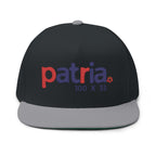 Flat Bill Cap — Patria 100 x 35 Flat Embroidered Snapback