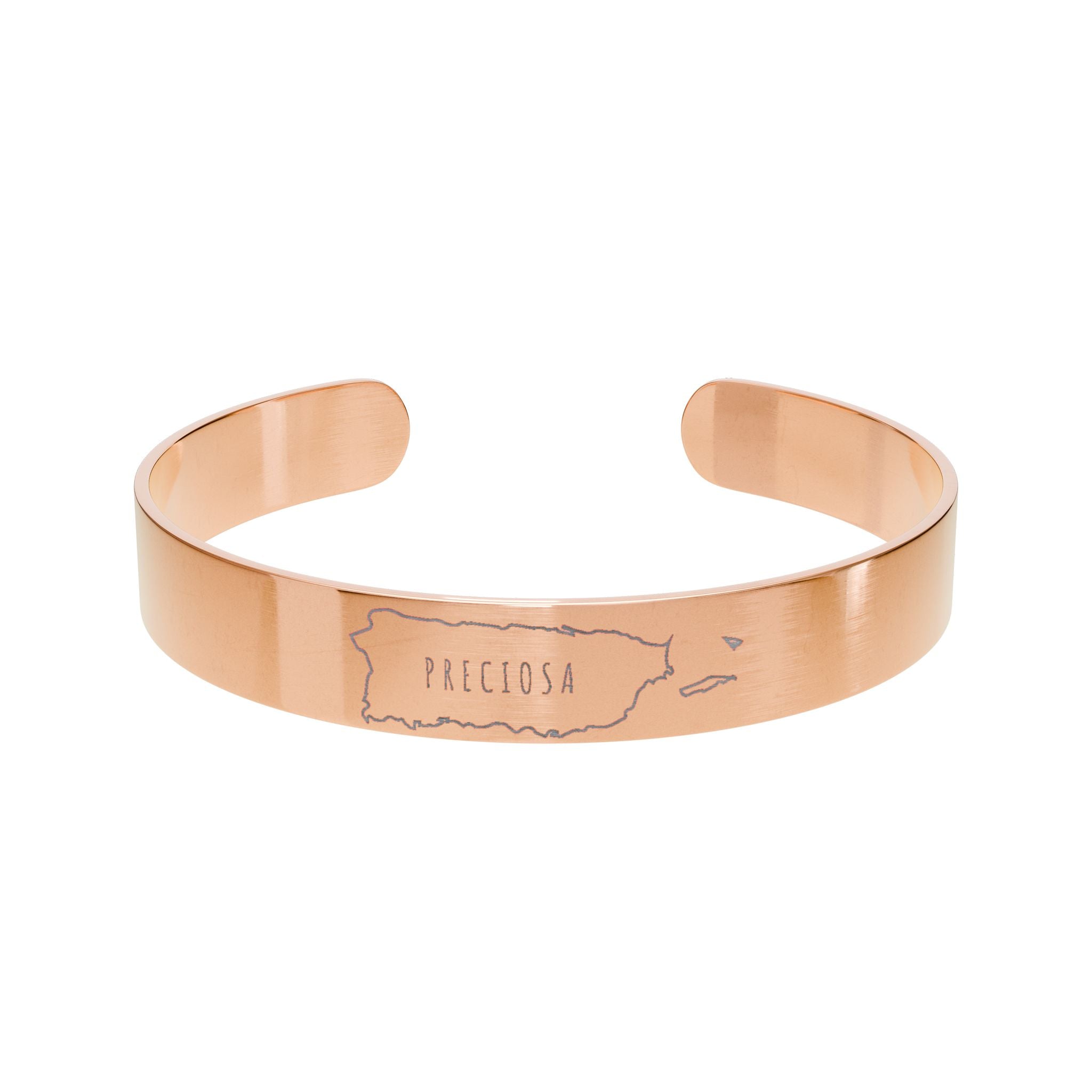Preciosa Engraved Cuff Bracelet