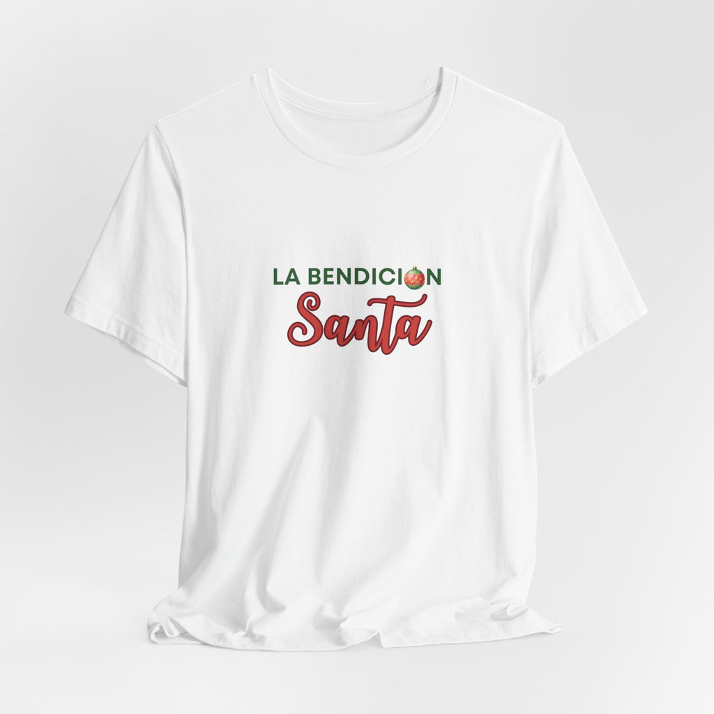 La Bendición Santa Christmas Tee – Spanish Holiday T-Shirt