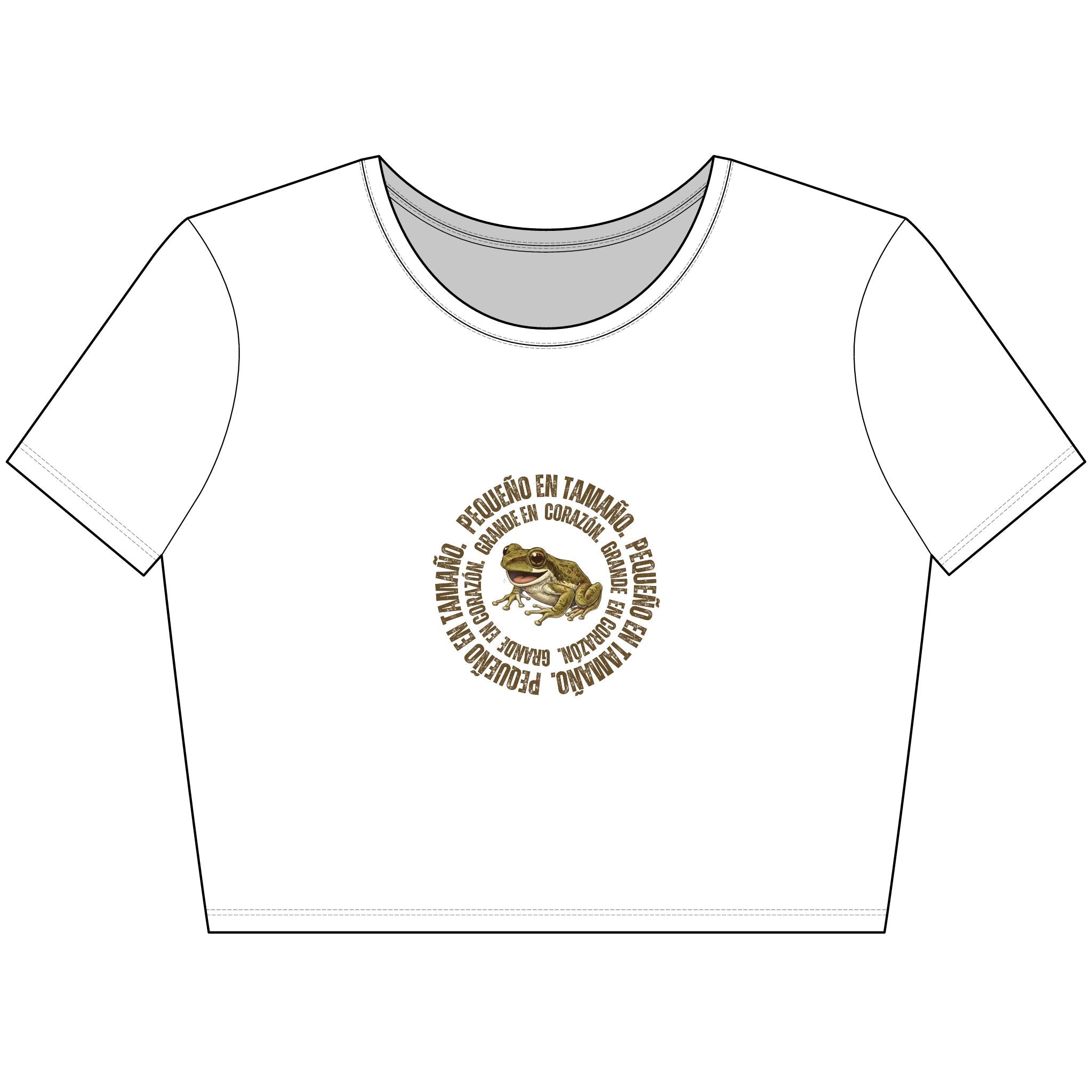 El Coquicuazo - Crop Top - Blanca