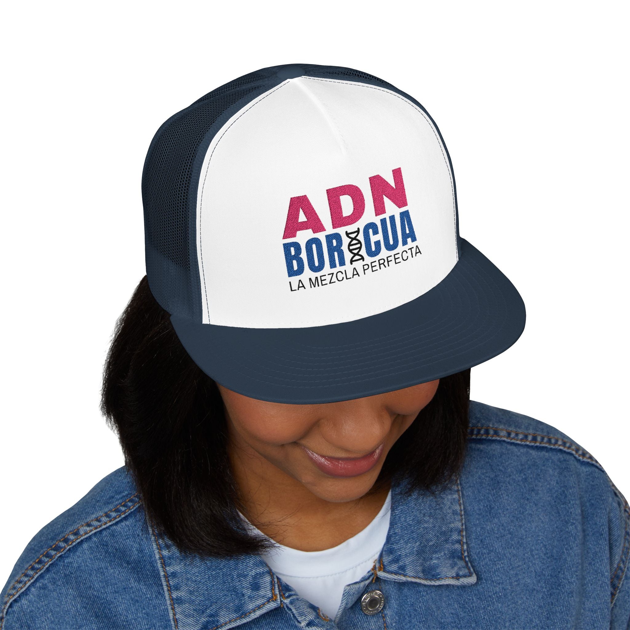 ADN Boricua Embroidered Mesh Hat