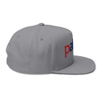Flat Bill Cap — Patria 100 x 35 Flat Embroidered Snapback