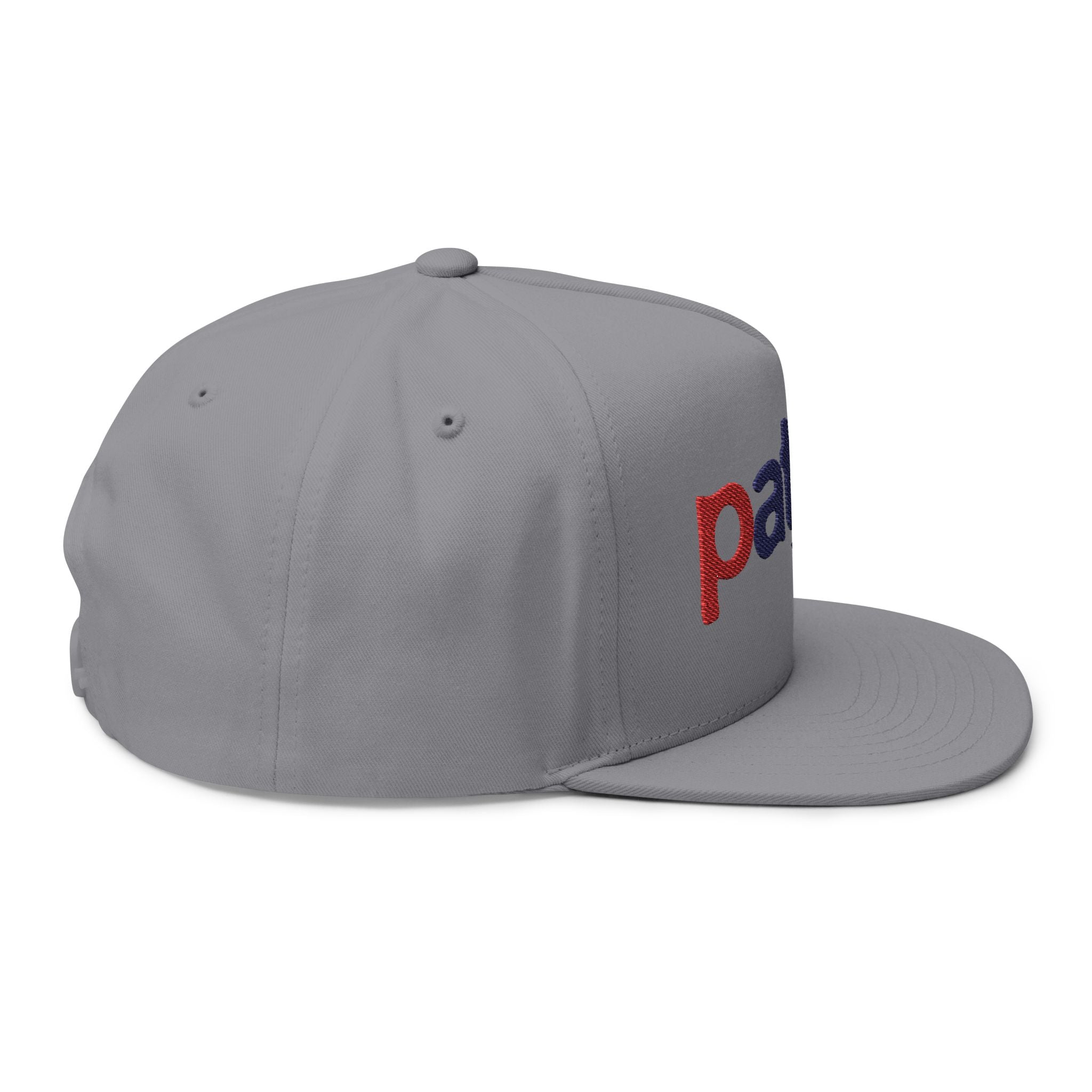 Flat Bill Cap — Patria 100 x 35 Flat Embroidered Snapback