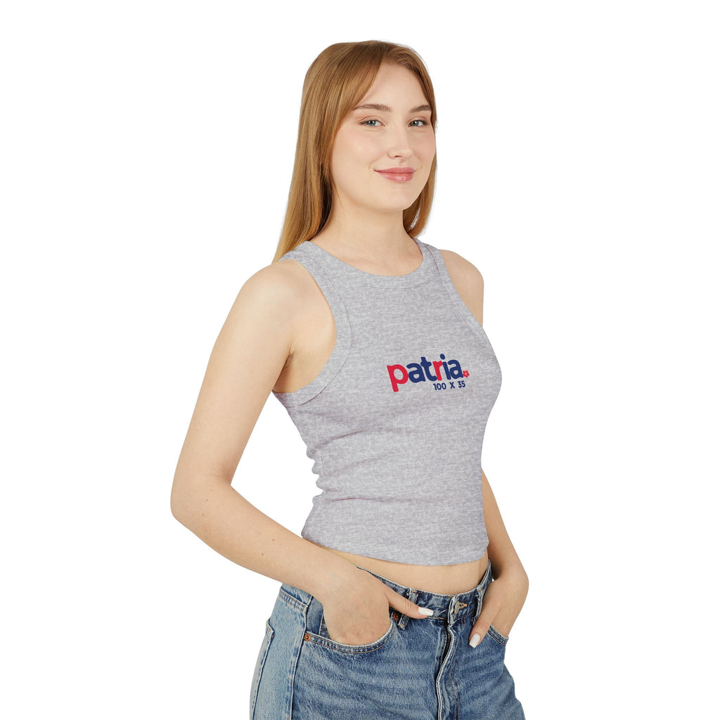 Patria 100x35 Racer Tank Top — Nuestro Logo