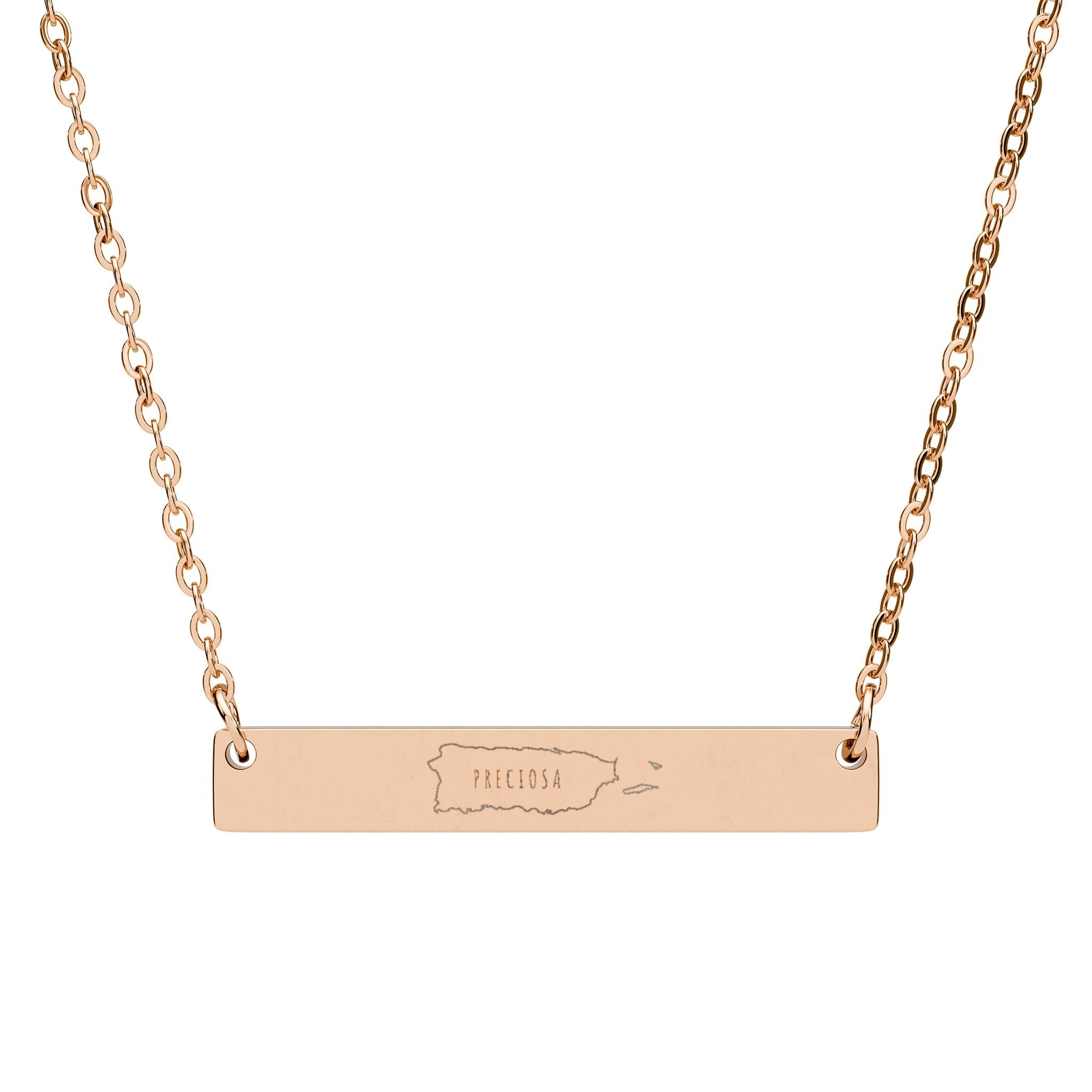 Preciosa Collar Horizontal - Engraved Jewelry