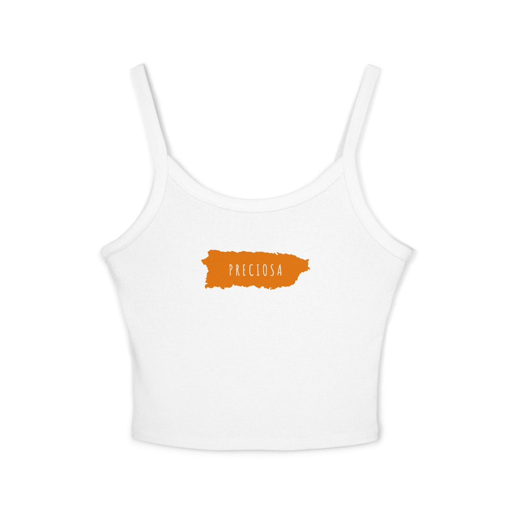 Preciosa Spaghetti Strap Tank Top - Mango