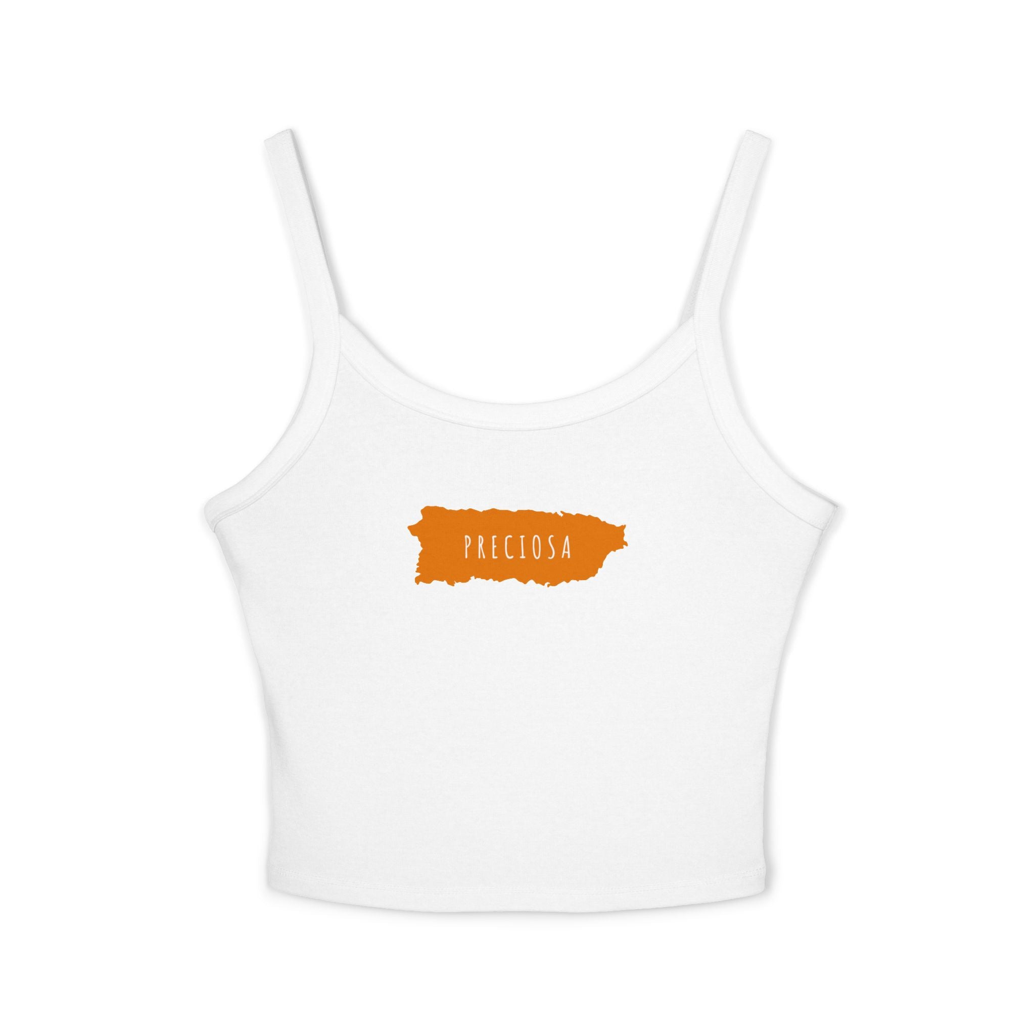 Preciosa Spaghetti Strap Tank Top - Mango