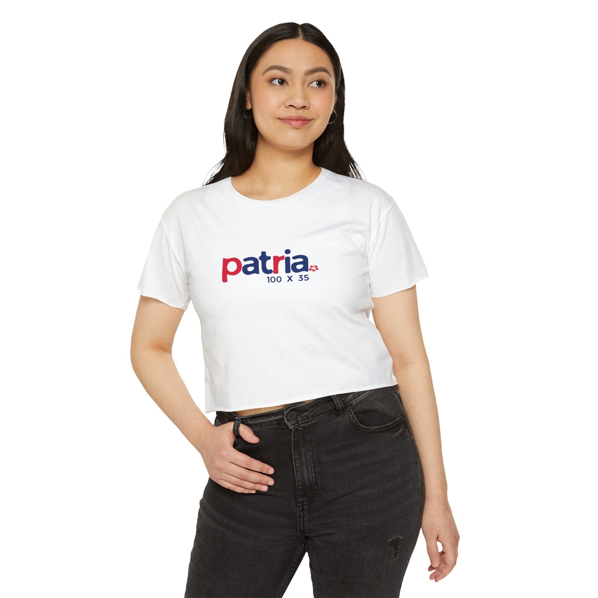 Patria 100 x 35 Crop Top - Nuestro Logo