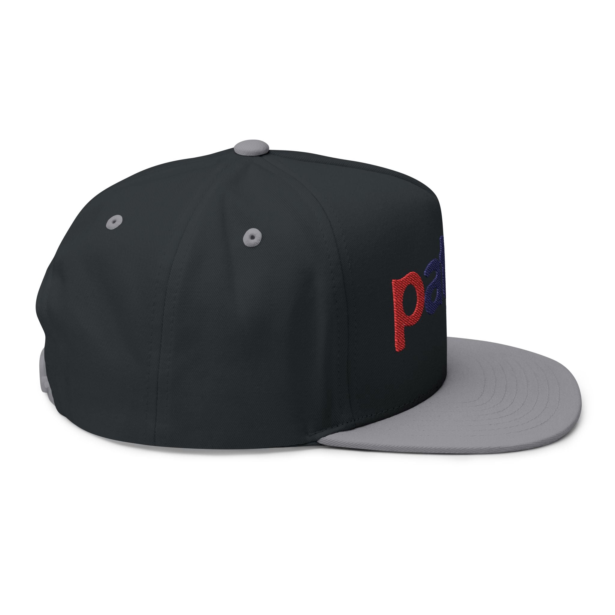 Flat Bill Cap — Patria 100 x 35 Flat Embroidered Snapback