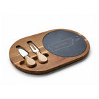 Preciosa -  Charcuterie Board Set - Engraved Wooden Platter and Cheese Knives